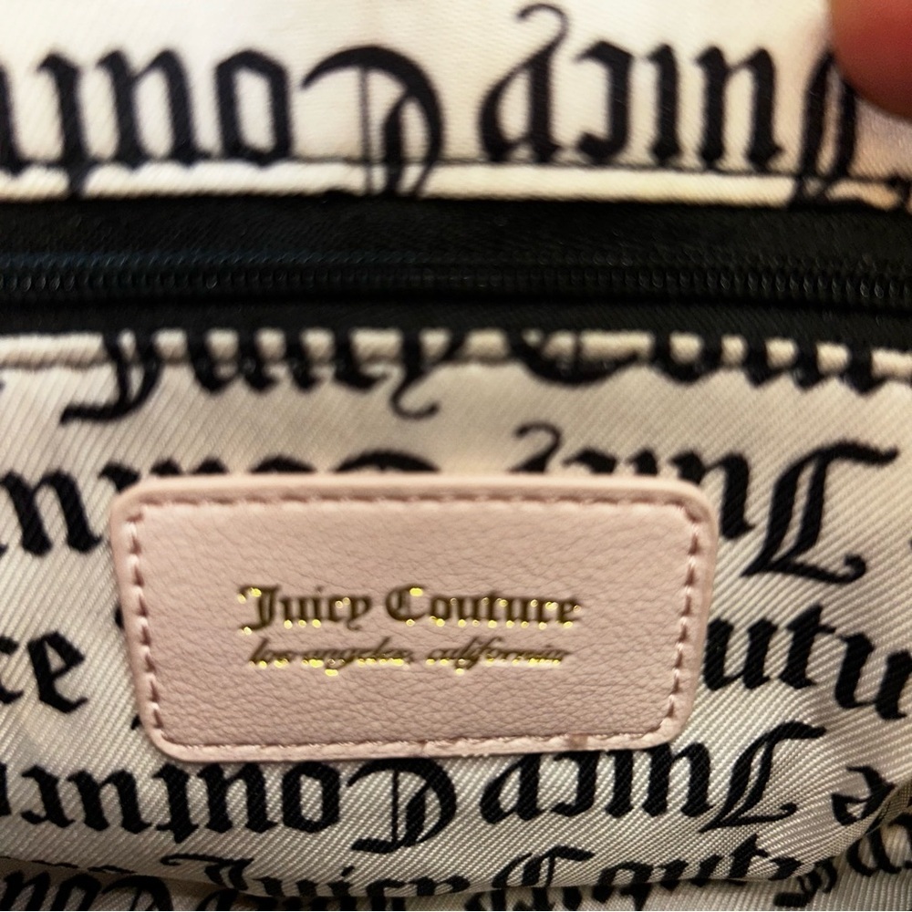 Juicy Couture Pink Quilted Shoulder Bag with Gold Hardware - Picture 6 of 6